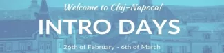 "Intro Days" Cover banner with the city in the background
