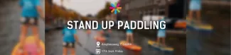 stand up paddling tour banner