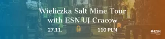 Wieliczka Salt Mine Tour with ESN UJ Cracow