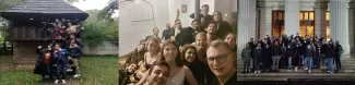 group photo of erasmus students 