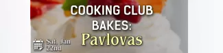 cooking club bakes pavlovas