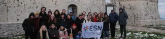 Group photo at the Norman-Swabian Aragonese Castle