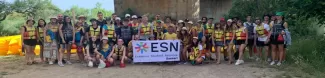ESN Sassari kayaking activity