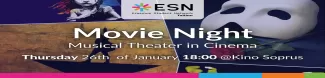 ESN Tallinn Movie Night: Musical Theater in Cinema