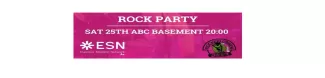 ROCK PARTY SATURDAY 25TH