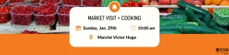 market visit + cooking
