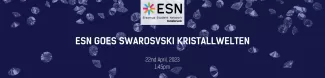 Crystals, ESN logo, event details