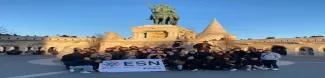 Dream Trip - photo with ESN Bologna flag