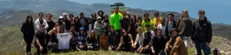 Foto di gruppo in cima a Monte Cocuzzo