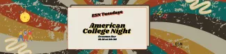 Description text "American college night"