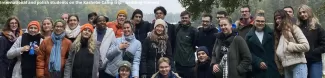 participants on a walk - group photo