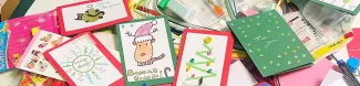 Christmas cards for a cause made by volunteers