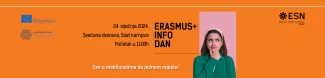 Promo poster for Erasmus+ Info Day