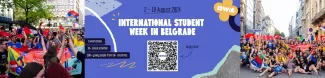 International Student Week in Belgrade announcement banner