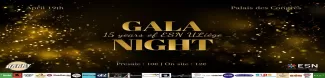 "15 years of ESN ULiège Gala Night" cover