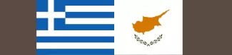 Flgas of Greece and Cyprus