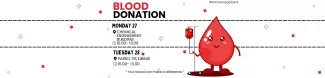 Announcment for the blood donation