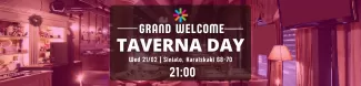 Announcement for the taverna event