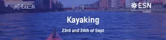 Kayaking event Fall 24