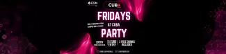 Poster saying ESN Fridays at Cuba