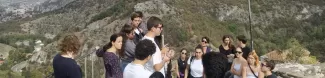 Erasmus students in the  Asen's Fortress