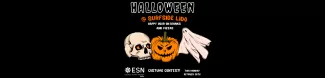 Poster saying Halloween Surfside on Monday