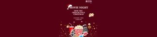 Flyer for a Christmas movie night watching 'How the Grinch stole Christmas'