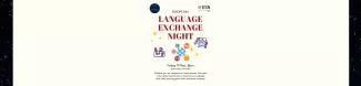 poster for language exchange night