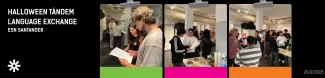 Halloween Tándem Language Exchange banner